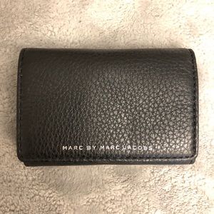 Marc by Marc Jacobs Black Leather Card Holder